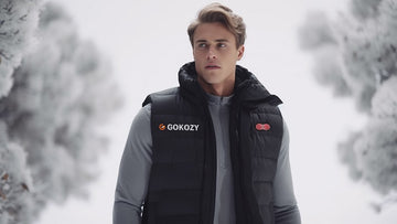 gokozy heated vest for man black