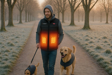 Cold Mornings and Evenings? Stay Warm While Walking Your Dog with a Heated Vest