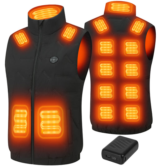 Heated Gilet for Men with Power Bank
