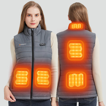 Gilet Chauffant Femme avec Batterie