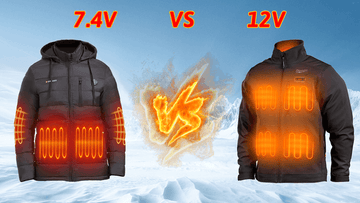 7.4V heated jacket vs 12V heated jacket