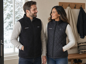 GPT Image 2.0 reference-generated comparison of fleece and quilted GOKOZY heated vest layers