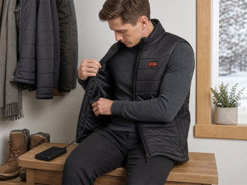 GPT Image 2.0 reference-generated GOKOZY USB heated vest with compatible power bank