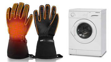 how to wash heated gloves