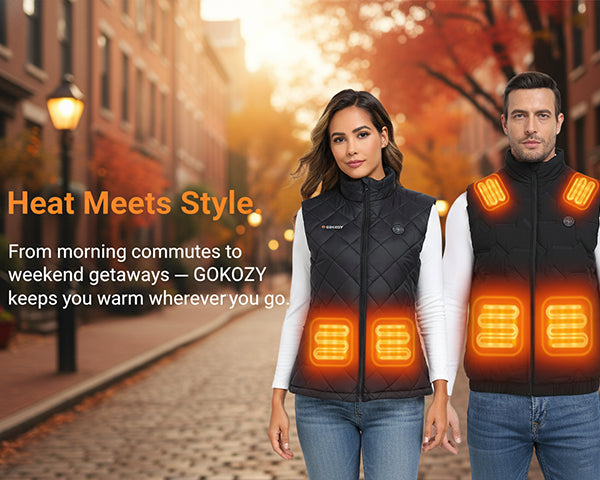 Gokozy® Heated Clothing | Heated Jacket, Vest, Hoodies & Gloves