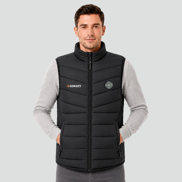 GOKOZY Men's 7.4V Heated Vest with 15 heating zones