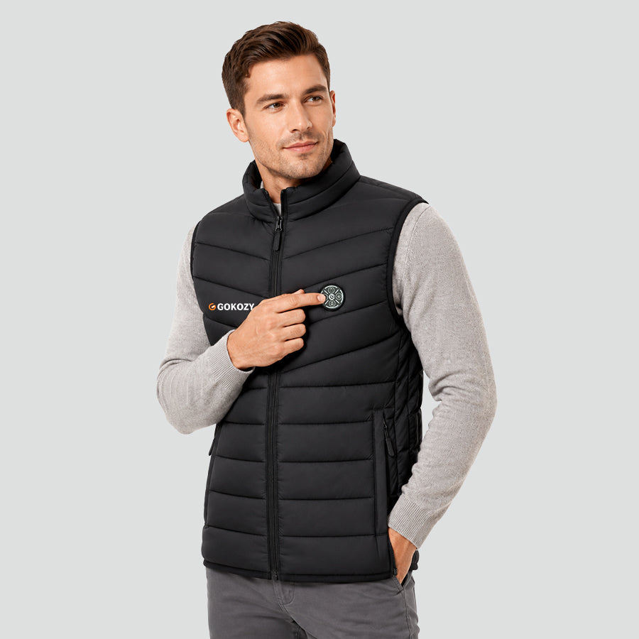 GOKOZY Men's 7.4V Heated Vest with 15 heating zones (view 3)