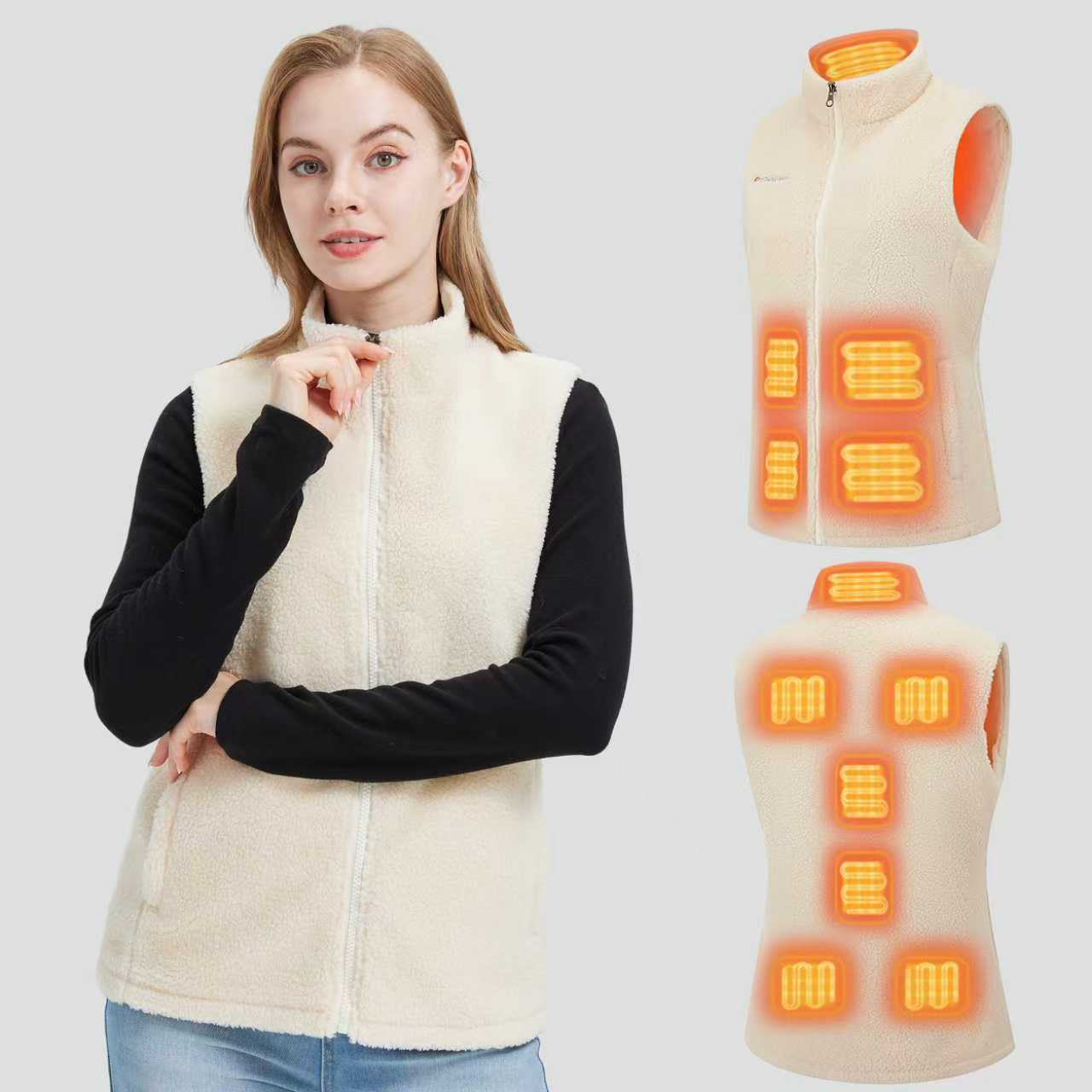 Women's Heated Vest with 10000mah Battery
