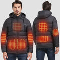 gokozy heated jacket with hoodie 360 degrees veiw