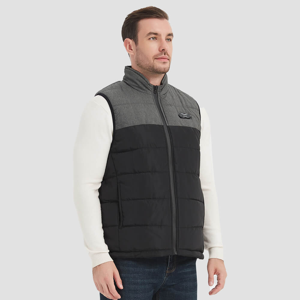 Gilet Chauffant Homme Avec Batterie 20000mAh - 15 Zones De Chauffe, 3 Températures, Pour Ski, Rando