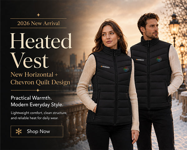Gokozy® Heated Clothing | Heated Jacket, Vest, Hoodies & Gloves