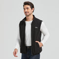 effect of wearing the vest open
