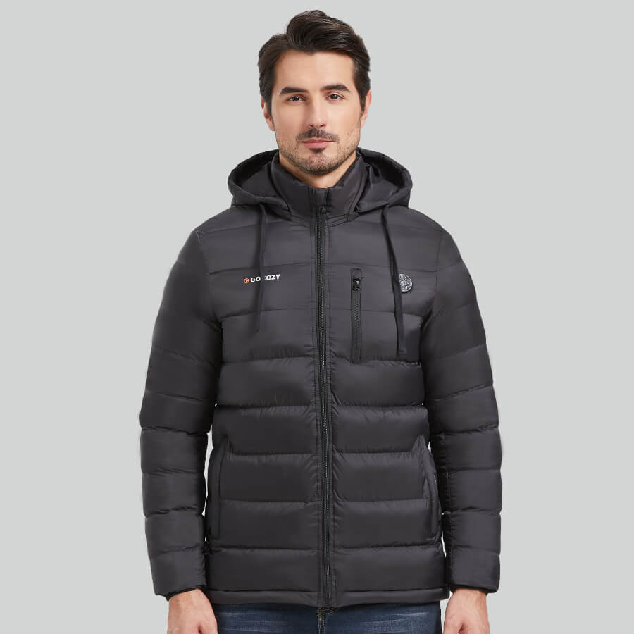 men's heated hoodie jacket