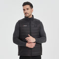 men's heated vest front view