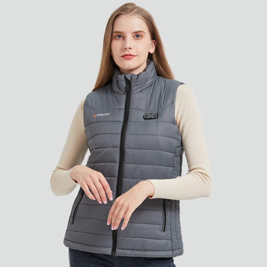 Gilet Chauffant Femme Avec Batterie 20000mAh – 13 Zones De Chauffe – 3 Températures – Pour Ski, Randonnée
