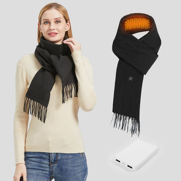 Unisex Rechargeable Heated Scarf-Long